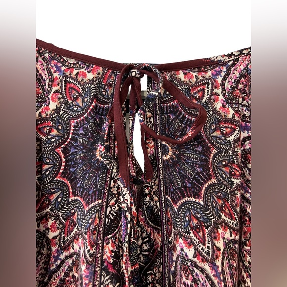 Daytrip Boho Paisley Print with 3/4 bell sleeves - Picture 4 of 7